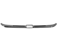 MUEOSI For ES 250 300H 2018 2019 2020 2021 2022 Car Trunk Scuff Plate Cover Door Sill Stainless Steel Protection Sticker Rubber Rear Bumper Guard(BLACK Inside-Black)