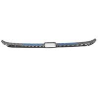 MUEOSI For ES 250 300H 2018 2019 2020 2021 2022 Car Trunk Scuff Plate Cover Door Sill Stainless Steel Protection Sticker Rubber Rear Bumper Guard(BLACK Inside-Blue)