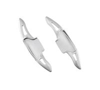 MUEOSI , for Ford, for Explorer, MK6 ST-Line XLT Sport ST Plug-in Hybrid 2020 2021 2022 Car Steering Wheel Paddle Shifter Extension Car Paddle Shifters(Black Silver)