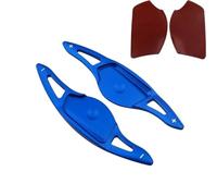 MUEOSI , for Hyundai, for Genesis, G90 EQ900 2016 2017 2018 2019 2020 2021 Car Steering Wheel Shifter Paddle Extension Stickers Accessories Car Paddle Shifters(Black Blue)
