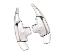 MUEOSI , for Mercedes-Benz, for A B C E GLE Class W176 W205 W246 C117 W218 Aluminum Car Steering Wheel Paddle Shifter Extension 2PCS Car Paddle Shifters(Black Silver)