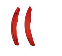 MUEOSI for Mitsubishi, for Lancer, for Outlander PHEV Pajero, for Sport RVR ASX, for Delica D:5 L200 Car Steering Wheel Shifter Paddle Extender Sticker Car Paddle Shifters(Type B Red)