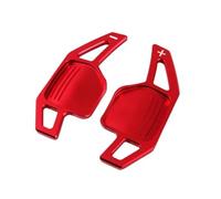 MUEOSI for Skoda, for Superb Combi, for Elegance 3T, for Fabia, for Octavia, MK2 A5 1Z Combi RS Car Steering Wheel Extend Shifters Gear Paddles Stickers Car Paddle Shifters(Red)