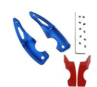 MUEOSI , for Subaru, BRZ S ZC6 ZD8 TS Limited Type-RS, for Toyota, 86 GTS GR Sport 2017+ Car Steering Wheel Shifter Paddle Extender Stickers Car Paddle Shifters(Black Blue)