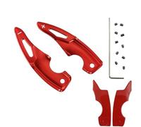 MUEOSI , for Subaru, BRZ S ZC6 ZD8 TS Limited Type-RS, for Toyota, 86 GTS GR Sport 2017+ Car Steering Wheel Shifter Paddle Extender Stickers Car Paddle Shifters(Black RED)