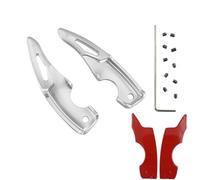 MUEOSI for Subaru, BRZ S ZC6 ZD8 TS Limited Type-RS, for Toyota, 86 GTS GR Sport 2017+ Car Steering Wheel Shifter Paddle Extender Stickers Car Paddle Shifters(Silver)