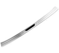 MUEOSI For Toyota, for RAV4, RAV 4 XA50 2019-2023 Car Trunk Cover Tailgate Inner Guard Rear Bumper Scuff Sill Plate Pedal Rubber Rear Bumper Guard(BLACK Outside Silver Black)