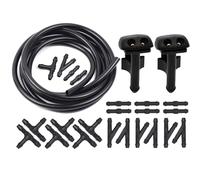MUEOSI Front Windshield Wiper Washer Jet Nozzle Hose Pipe Kit, for BMW, E36 318i 318is 318ti 323i 323is 325i 325is 328i 328is 61601384859 Windscreen Washer Nozzle(with Regulator)