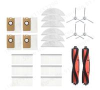 MUEOSI Main/Side Brush HEPA Filter Mop Cloth Dust Box Dust Bag, for Xiaomi, Lydsto R1 / R1A / R1 Pro / S1 Robot Vacuum Cleaner Parts dust collector(Size:White Set 2)