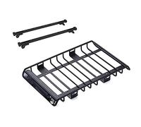 MUEOSI Metal Luggage Carrier Roof Rack, for Traxxas, TRX4 TRX6, for Axial, SCX10 III 90046 AXI03007 1/10 RC Crawler With Fixing Rail Car Roof Luggage Rack