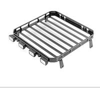 MUEOSI Metal Luggage Plate 1/18, for CAPO, CUB1 Rc Car Car Roof Luggage Rack(With light)