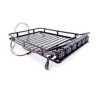 MUEOSI Metal Roof Rack 1:10 RC Rock Crawler SCX10II 90046 90047 SCX10 D90, for Jeep, Wrangler, for Traxxas, Trx4 Luggage Rack Car Roof Luggage Rack