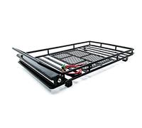 MUEOSI Metal Roof Rack Luggage Carrier 1/10 RC Car Trx4, for RC4WD, Cherokee Wrangler, for Axial, Scx10 Car Roof Luggage Rack(B)