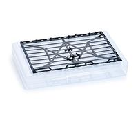 MUEOSI Metal Roof Rack Luggage Carrier With Lights Box 1/24, for Axial, SCX24 AXI00002 RC Crawler Car DIY Decoration Parts Car Roof Luggage Rack(Without Lights)