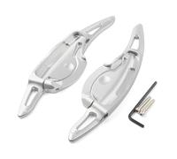 MUEOSI Paddle Shifter, for Hyundai, Palisade LX2 Nexo 2018 2019 2020 2021 2022 Car Steering Wheel Gear Extend Sticker Car Accessories Car Paddle Shifters(Silver)
