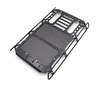 MUEOSI Racing Metal Roof Rack With Carbon Fibre Panel 253x168mm Upgrades Parts Accessories RC Crawler Car, for Traxxas, TRX4 G500 Car Roof Luggage Rack