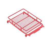 MUEOSI RC 1/10 Metal Roof Rack Luggage Carrier, for Axial, SCX10 D90, for Traxxas, -4, CC01 Accessories Car Roof Luggage Rack(Red)