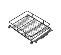 MUEOSI RC 1/10 Metal Roof Rack Luggage Carrier, for Axial, SCX10 D90, for Traxxas, -4, CC01 Accessories Car Roof Luggage Rack(Black)