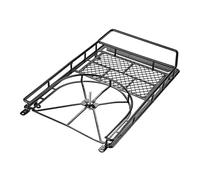MUEOSI RC Metal Luggage Rack Carrier Luggage Tray Roof Rack SCX10 90046 D90 D110 CC01 F350 1/10 RC Rock Crawler Car Car Roof Luggage Rack