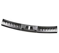 MUEOSI Rear Bumper Plate Protect Cover Stainless Steel Accessories, for Range, for Rover, for Evoque L551 2019 2020 Rubber Rear Bumper Guard(Black)
