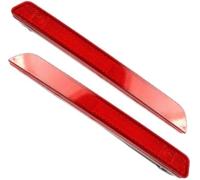 MUEOSI Rear Bumper Reflector, 1 Pair Rear Bumper Reflective Marker Lamp Light Reflector, for Mazda, 6 GH 2009-2015, Red Auto Bumper Warning Reflector