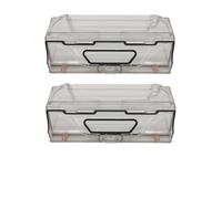 MUEOSI Robot Vacuum Cleaner Water Tank Cleaning Cloth Dust Filter Box, for Xiaomi, Mijia 1C STYTJ01ZHM Home Replacement, for Xiaomi, Spare Part dust collector(Size:2pcs-dust box)