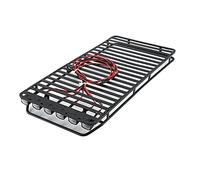MUEOSI Roof Rack Luggage Rack W/Light Gelande II D110 1/10 Scale Rock Crawler Toys Truck 4WD Car Roof Luggage Rack(B)