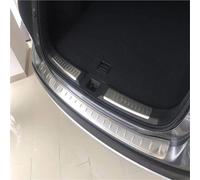 MUEOSI Stainless Steel Car Inner Rear Bumper Protector Trunk Door Sill Plate Cover Protection Trim, for Infiniti, QX50 2018 2019 Rubber Rear Bumper Guard(Silver)