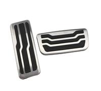 MUEOSI Stainless Steel Car Pedal Pads Cover, for Ford, Everest Ranger 2016-2023 Gas Fuel Brake Pedals Accessories car pedal cover(AT)