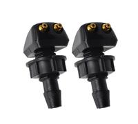 MUEOSI Universal Front Windshield Washer Wiper Nozzle Sprayer Sprinkler Water Spout Outlet, for Toyota, for Mazda, for Hyundai, for Vauxhall, for Fiat, for VW, Windscreen Washer Nozzle(2pcs Nozzles)