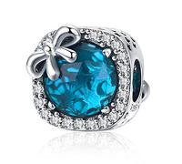 MUERDOU S925 Sterling Silver Birthstone Charm Fit Charms Bracelets and Necklaces Birthday Gifts for Woman Girl