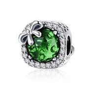 MUERDOU S925 Sterling Silver Birthstone Charm Fit Charms Bracelets and Necklaces Birthday Gifts for Woman Girl