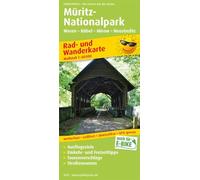Müritz-National Park, Waren - Röbel - Mirow - Neustrelitz: Rad- und Wanderkarte mit Ausflugszielen, Einkehr- & Freizeittipps, Nebenkarte Müritz ... wetterfest, reissfest, abwischbar, GPS-genau
