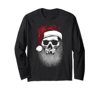 Muerto Father Christmas Skull Xmas Long Sleeve T-Shirt