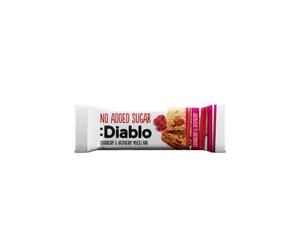 Muesli bar with no added sugar Diablo Sugar Free Cranberry & Raspberry, 30 g