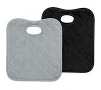 Muexoee 2PCS Waterproof Baby Car Seat Protectors, Potty Training Liner for Toddler, Reusable Absorbent Car Seat Cover, Grey&Black
