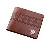 MUFANDUO Slim Wallet for Men with Money Clip, Minimalist Wallet with Zipper, Bifold Mens Wallets with Credit Card Holder, PU Leather Men's Wallet with Coin Purse, Carteras Para Hombres, Brown 6