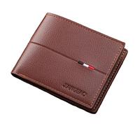 MUFANDUO Slim Wallet for Men with Money Clip, Minimalist Wallet with Zipper, Bifold Mens Wallets with Credit Card Holder, PU Leather Men's Wallet with Coin Purse, Carteras Para Hombres, Brown 3