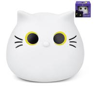 MUFEIRUO Cat Piggy Bank, Cute White Cat Money Bank, Coin Money Bank, Kawaii Money Saving Box, Plastic Piggy Banks, Gift for Kids Boys Girls Birthday Christmas