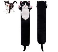 MUFEIRUO Long Cat Plush Pillow, 50cm Black Body Toy, Cute Stuffed Animal Plushie, Kawaii Doll for Kids Birthday Christmas