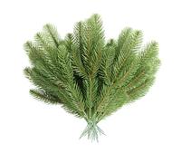 MUFEN 30pcs Artificial Pine Branches Green Plants Pine Needles DIY Accessories for Garland Wreath Christmas Embellishing and Home Garden Decor