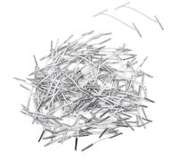 Mufeng Elastic Treasury Tag Set, 100Pcs Paper Ties with Metal Ends, Mixed Sizes Fasteners for File Organizing, Punch Hole String Binder Cord, Office Accounting Document Bundling Supplies