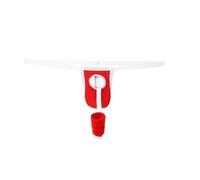 Mufeng Men's Christmas Santa Naughty T-Back Thongs Lingerie Bulge Pouch Sheath G-String Underwear Type C Red One Size