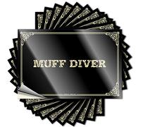 Muff Diver Sign - Day Bulk Book Nook Decor Funny For Man Cave Sarcastic