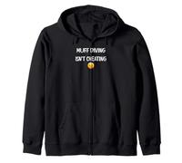 Muff Diving Isn't Cheating - Funny Gifts for Women and Men Zip Hoodie
