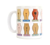 Muff Mug Humorous Pubic Hair Evolution Fun Office Novelty Tea Coffee Cup Gift