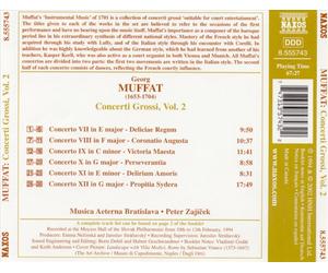 MUFFAT: CONCERTI GROSSI, NOS. 7-12 NEW CD