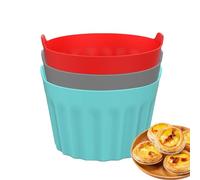 Muffin Cases - Air Fryer Mould, Multi-Piece Egg Fryer Air Fryer, Silicone Mould for Air Fryer Muffin Box, Egg Mould