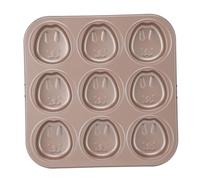 Muffin Pan, Cute Animal Cupcake Pan, High Temperature Resistant Carbon Steel Baking Tray, Nonstick Coated for Easy Cake Removal, Adorable Bunny Shapes for Family DIY Projects