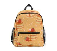 Muffin Strawberry Star Pattern Toddler Backpack, Boy Backpack Preschool Bag Kindergarten Schoolbag Nursery Travel Bag for Girl